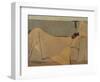 In Bed-Edouard Vuillard-Framed Giclee Print