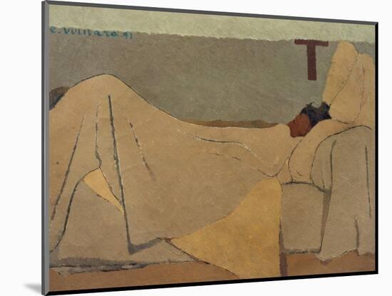 In Bed-Edouard Vuillard-Mounted Giclee Print