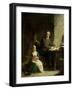 In Bedford Jail - John Bunyan (1628-88) and His Blind Daughter-Alexander Johnston-Framed Giclee Print