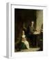 In Bedford Jail - John Bunyan (1628-88) and His Blind Daughter-Alexander Johnston-Framed Giclee Print