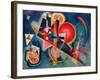 In Blue, 1925-Wassily Kandinsky-Framed Giclee Print