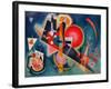 In Blue, 1925-Wassily Kandinsky-Framed Giclee Print