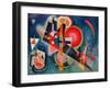 In Blue, 1925-Wassily Kandinsky-Framed Giclee Print