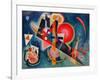 In Blue, 1925-Wassily Kandinsky-Framed Giclee Print