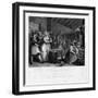 In Bridewell Beating Hemp, Plate IV of 'The Harlot's Progress, 1833-S Davenport-Framed Giclee Print