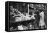 In Business for Himself-Lewis Wickes Hine-Framed Stretched Canvas