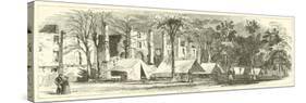 In Camp at Warrenton Springs, October 1863-null-Stretched Canvas