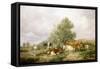 In Canterbury Meadows-Thomas Sidney Cooper-Framed Stretched Canvas