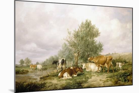 In Canterbury Meadows-Thomas Sidney Cooper-Mounted Giclee Print