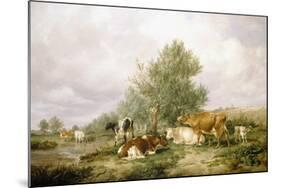 In Canterbury Meadows-Thomas Sidney Cooper-Mounted Giclee Print