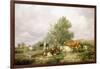 In Canterbury Meadows-Thomas Sidney Cooper-Framed Giclee Print