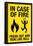 In Case of Fire Freak Out and Run Like Hell Sign Poster-null-Framed Poster