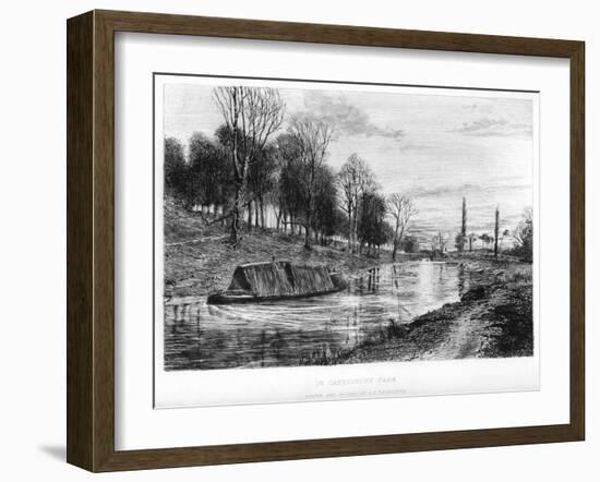 In Cassiobury Park, C19th Century-John Postle Heseltine-Framed Giclee Print