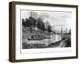 In Cassiobury Park, C19th Century-John Postle Heseltine-Framed Giclee Print