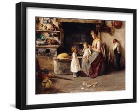 In Castigo, 1899 (Oil on Canvas)-Stefano Novo-Framed Giclee Print