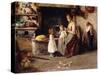 In Castigo, 1899 (Oil on Canvas)-Stefano Novo-Stretched Canvas