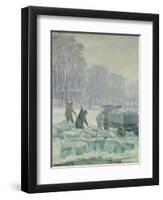 In Central House, Red Army Park, 1937-Nikolai Grigoryev-Framed Giclee Print