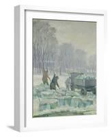 In Central House, Red Army Park, 1937-Nikolai Grigoryev-Framed Giclee Print