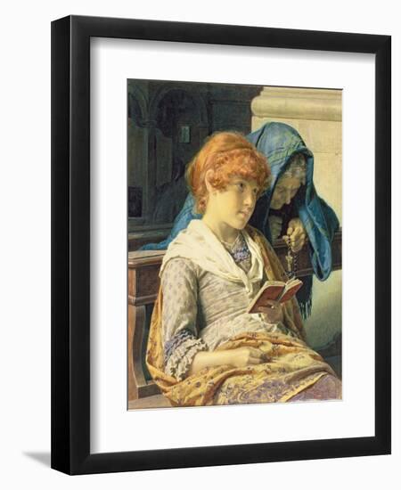 In Church, 1883-Luigi da Rios-Framed Giclee Print