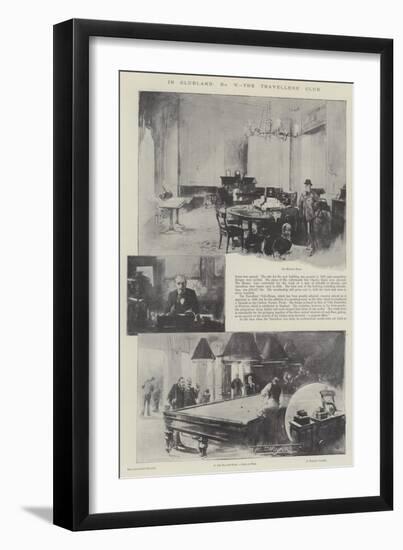 In Clubland, the Travellers' Club-Thomas Walter Wilson-Framed Giclee Print