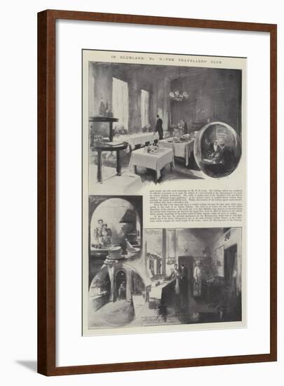 In Clubland, the Travellers' Club-Thomas Walter Wilson-Framed Giclee Print