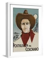 In Colorado "Postkusken Fra Colorado"-null-Framed Art Print