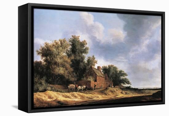 In Country-Salomon van Ruysdael-Framed Stretched Canvas