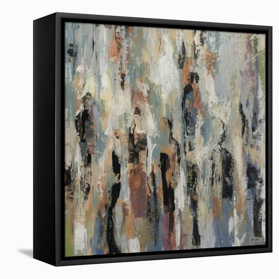 In Crowd-Sydney Edmunds-Framed Stretched Canvas