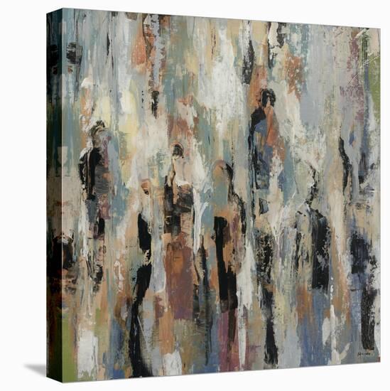 In Crowd-Sydney Edmunds-Stretched Canvas