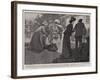 In Danger of Being Killed by Kindness, Wounded Soldiers in Fort Napier Hospital, Maritzburg-Claude Shepperson-Framed Giclee Print