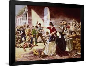 In Defense of the Alamo-null-Framed Giclee Print