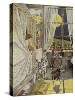 In der Kinderstube, Illustration, 1928-Hans Baluschek-Stretched Canvas