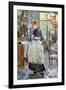In Dining Room-Berthe Morisot-Framed Art Print