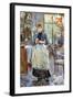 In Dining Room-Berthe Morisot-Framed Art Print