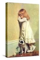 In Disgrace, 1885-Charles Burton Barber-Stretched Canvas
