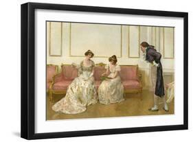 In Doubt, 1905-G Whitehead & Co-Framed Giclee Print