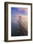 In Dreams, San Francisco Bay Bridge Fog Morning Light-Vincent James-Framed Photographic Print