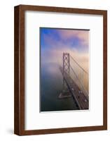 In Dreams, San Francisco Bay Bridge Fog Morning Light-Vincent James-Framed Photographic Print