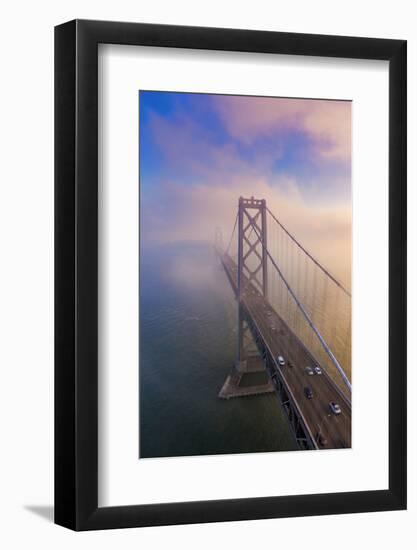 In Dreams, San Francisco Bay Bridge Fog Morning Light-Vincent James-Framed Photographic Print