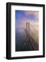 In Dreams, San Francisco Bay Bridge Fog Morning Light-Vincent James-Framed Photographic Print