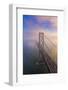 In Dreams, San Francisco Bay Bridge Fog Morning Light-Vincent James-Framed Photographic Print