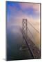 In Dreams, San Francisco Bay Bridge Fog Morning Light-Vincent James-Mounted Photographic Print