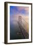 In Dreams, San Francisco Bay Bridge Fog Morning Light-Vincent James-Framed Photographic Print