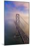 In Dreams, San Francisco Bay Bridge Fog Morning Light-Vincent James-Mounted Photographic Print