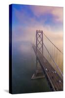 In Dreams, San Francisco Bay Bridge Fog Morning Light-Vincent James-Stretched Canvas