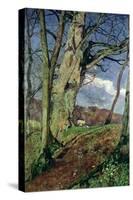 In Early Spring: a Study in March-John William Inchbold-Stretched Canvas