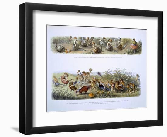 In Fairyland: A Series of Pictures from the Elf-World by William Allingham and Andrew Lang-Richard Doyle-Framed Giclee Print