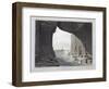 In Fingal's Cave, Staffa, Scotland, 1829-William Daniell-Framed Giclee Print