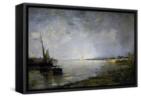 In Fiumicino, 1879-Vittorio Avondo-Framed Stretched Canvas