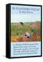 In Flanders's Fields-John McCrae-Framed Stretched Canvas